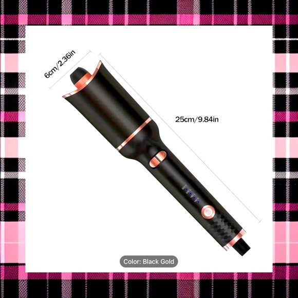 🌺 New Automatic Ceramic Curling Iron w  Adjustable Temperature Settings, - Picture 4 of 9